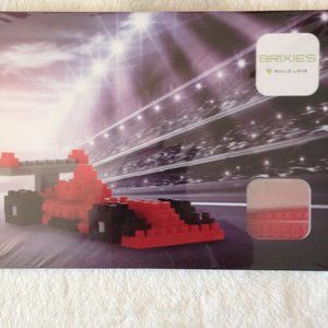 Brixies Racing Car Postcard Building Kit
